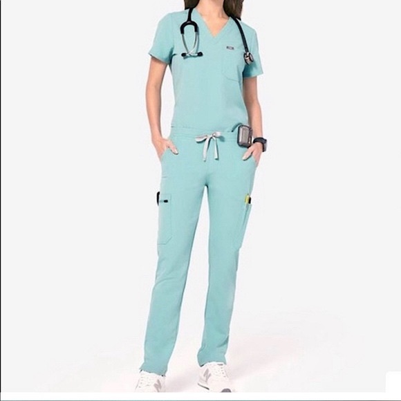 Figs Seaglass Scrubs - Picture 3 of 3